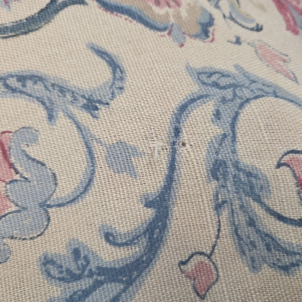 Ralph Lauren Linen Blend Provence Floral Ruffled Standard Sham